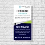 Vertical Banner Model 4