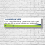 Horizontal Banner Model 12