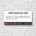 Horizontal Banner Model 13