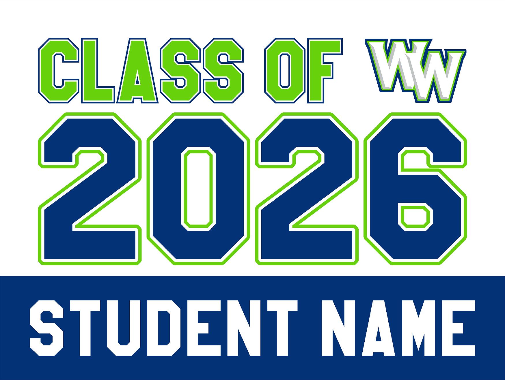 Windermere H. S. Senior Yard Sign Banner 7