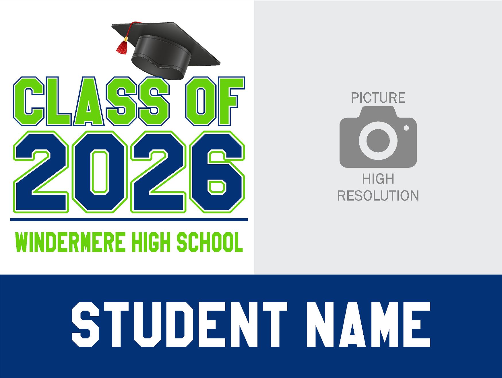 Windermere H. S. Senior Yard Sign Banner 10