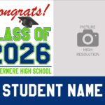 Windermere H. S. Senior Yard Sign Banner 11