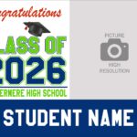 Windermere H. S. Senior Yard Sign Banner 12